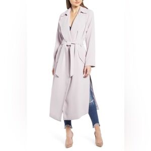 Aritzia Lavender Trench Coat